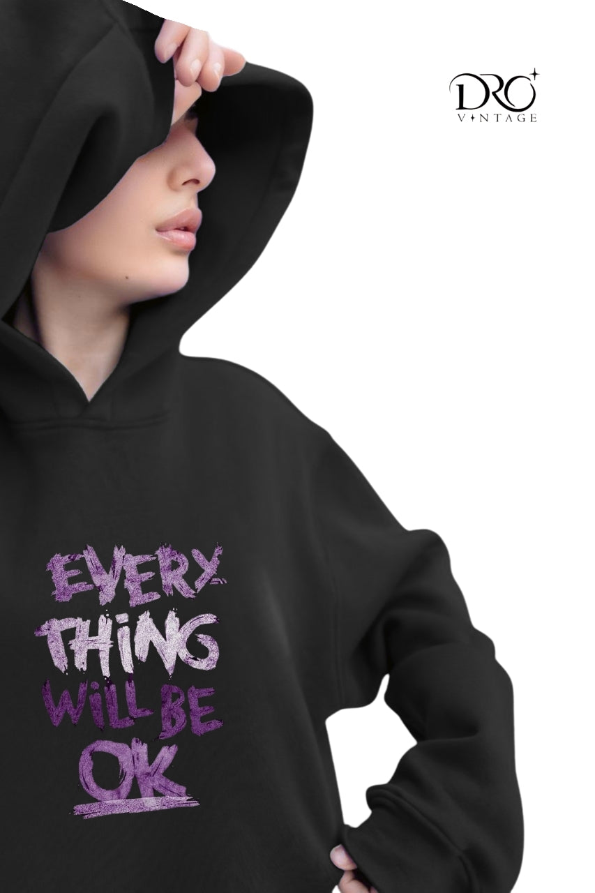 Dro Vintage Everything Will Be OK Hoodie